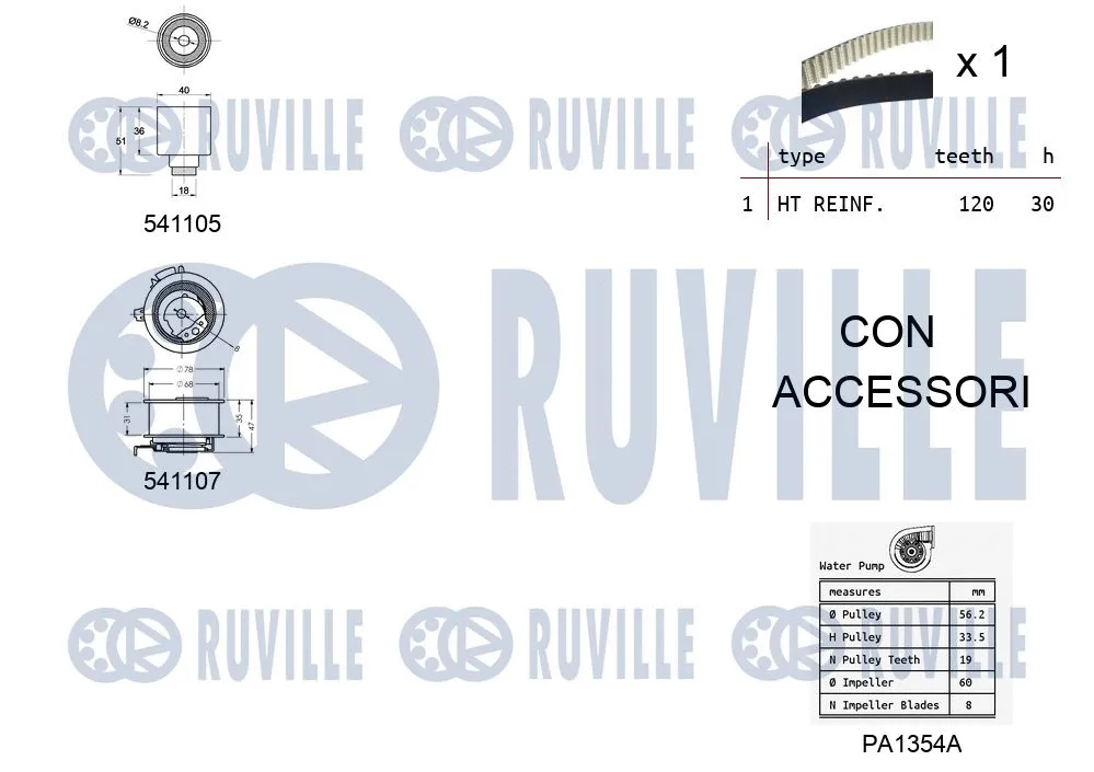 Water Pump & Timing Belt Kit