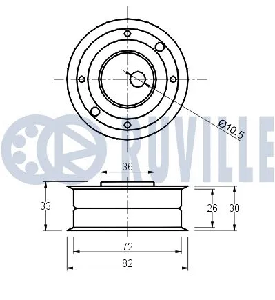 Tensioner Pulley, timing belt