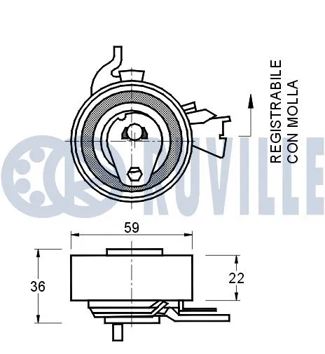 Tensioner Pulley, timing belt