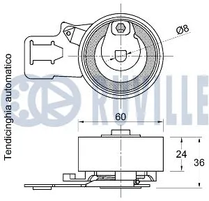 Tensioner Pulley, timing belt