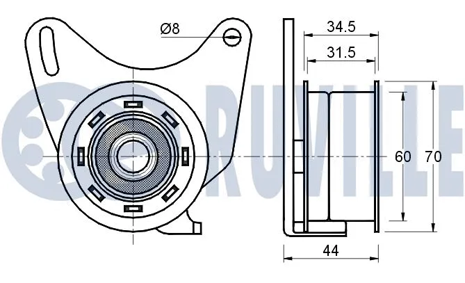 Tensioner Pulley, timing belt