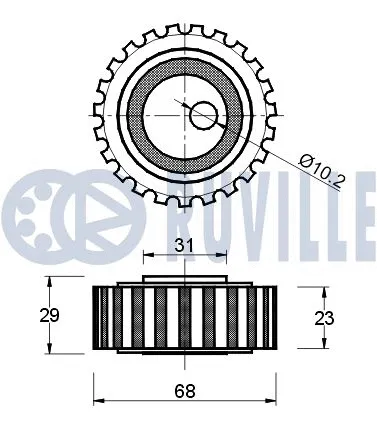 Tensioner Pulley, timing belt