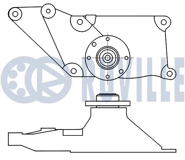 Belt Tensioner, V-ribbed belt