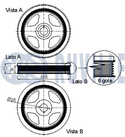 Belt Pulley, crankshaft
