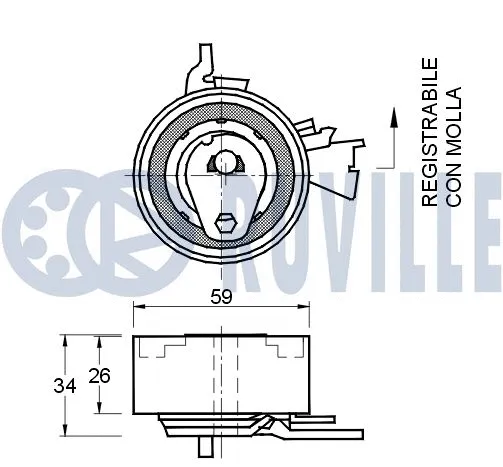 Tensioner Pulley, timing belt