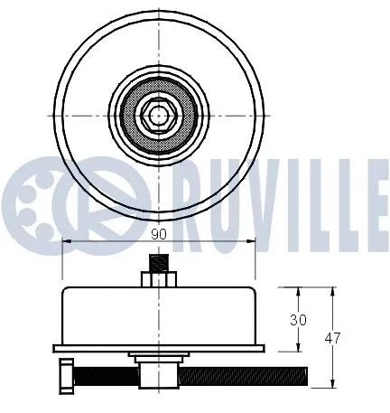 Belt Tensioner, V-ribbed belt