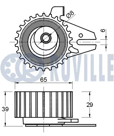 Tensioner Pulley, timing belt