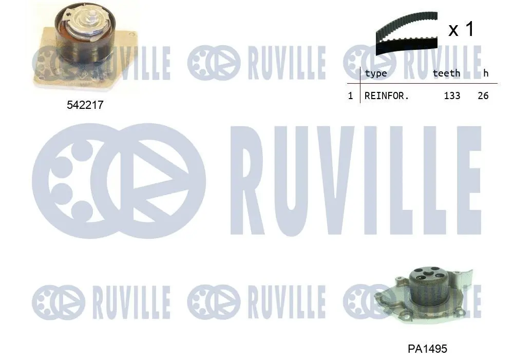 Water Pump & Timing Belt Kit (5503361)