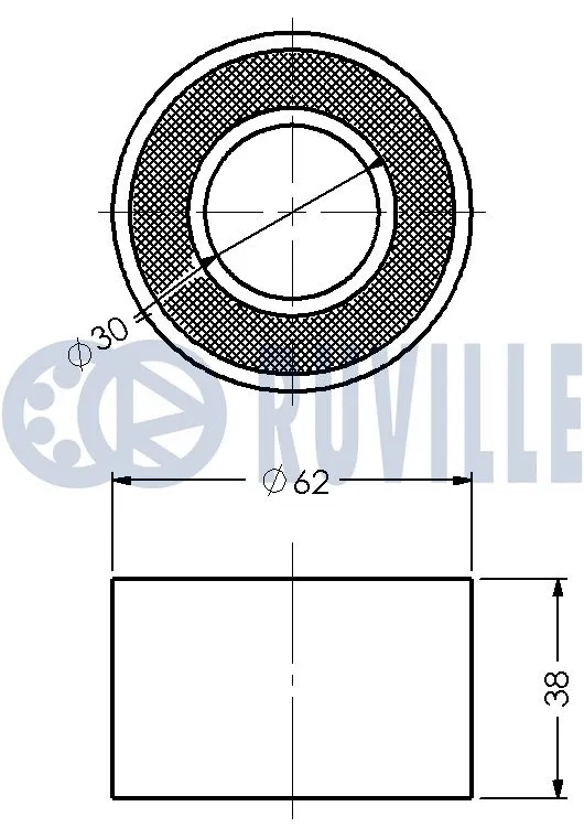 Deflection/Guide Pulley, timing belt