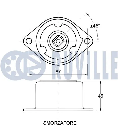 Belt Tensioner, V-ribbed belt