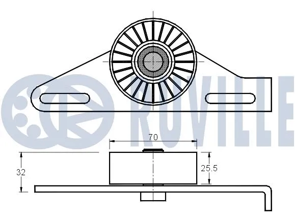 Belt Tensioner, V-ribbed belt