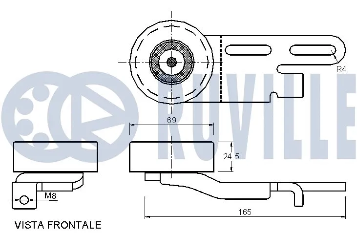 Belt Tensioner, V-ribbed belt