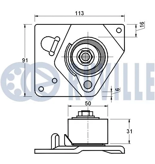 Tensioner Pulley, timing belt