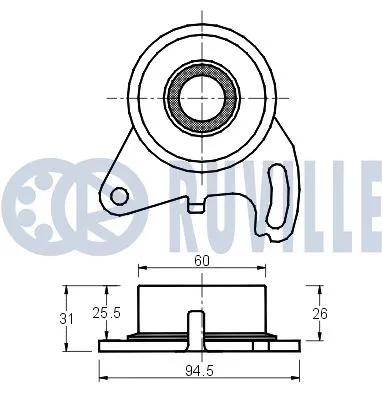 Tensioner Pulley, timing belt