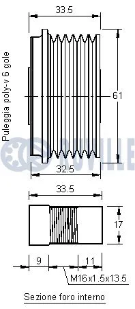 Alternator Freewheel Clutch