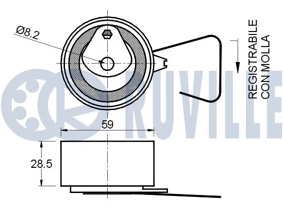 Tensioner Pulley, timing belt