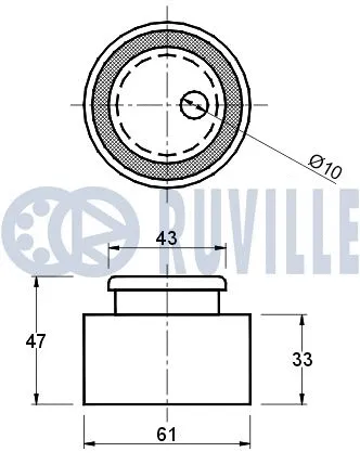Tensioner Pulley, timing belt