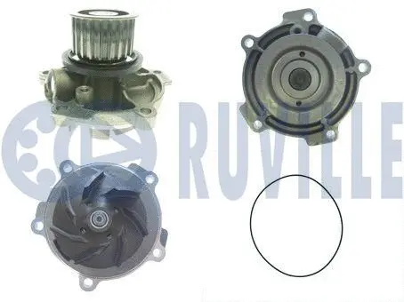 Water Pump, engine cooling (561502)