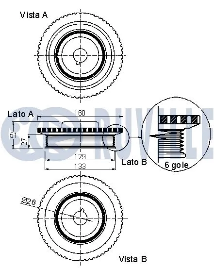 Belt Pulley, crankshaft
