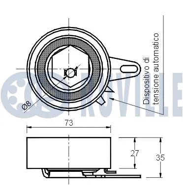 Tensioner Pulley, timing belt