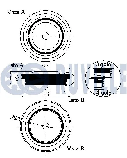 Belt Pulley, crankshaft