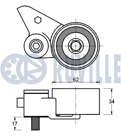 Tensioner Pulley, timing belt