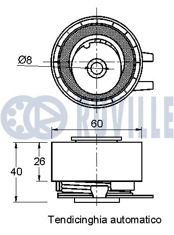 Tensioner Pulley, timing belt