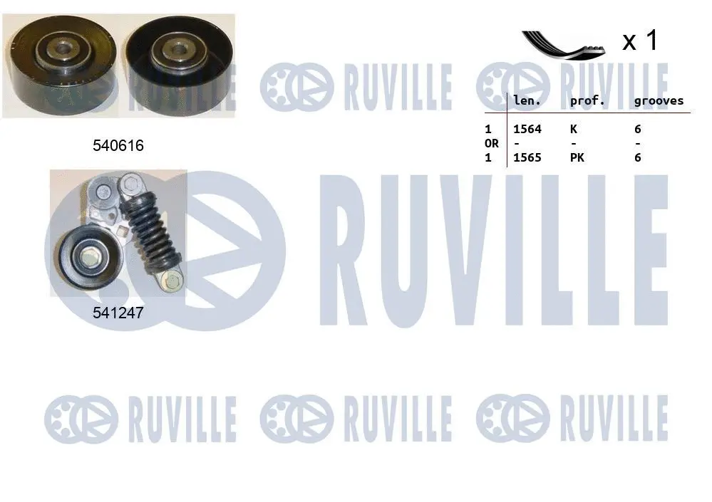 V-Ribbed Belt Set (570057)