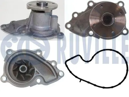 Water Pump, engine cooling (561712)