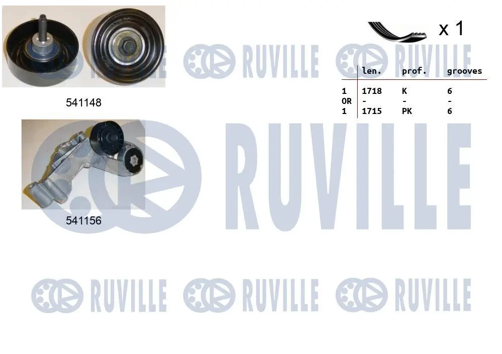 V-Ribbed Belt Set (570143)