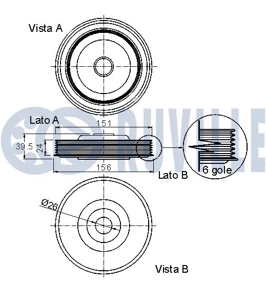 Belt Pulley, crankshaft