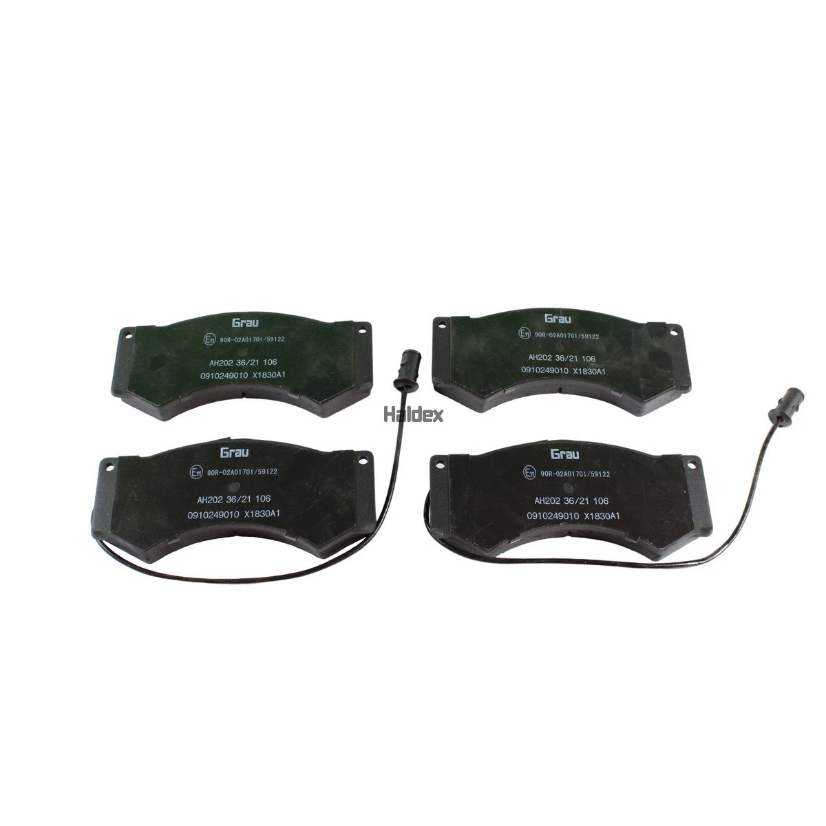 Brake Pad Set, disc brake (1910249010)