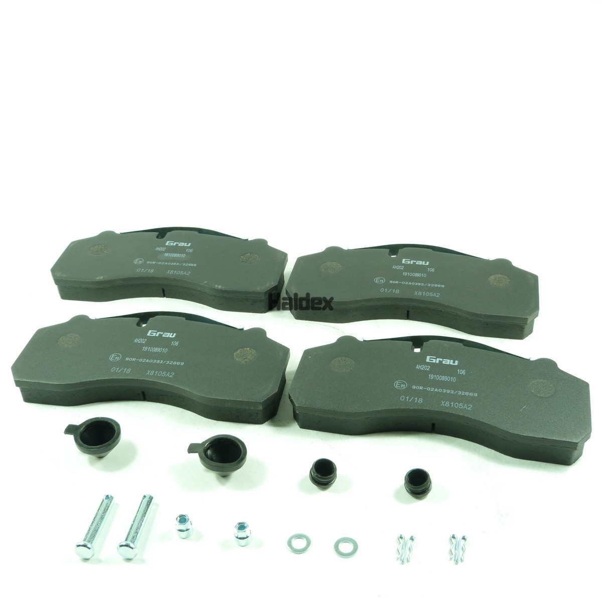 Brake Pad Set, disc brake (1910089010)
