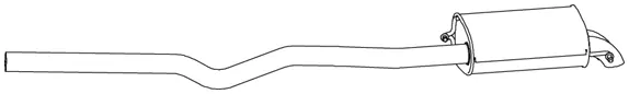 Rear Muffler (74388)
