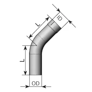 Exhaust Pipe, universal (92064)