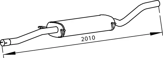 Centre Muffler (56327)