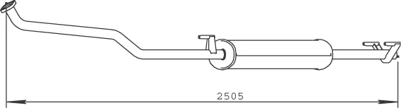 Front Muffler (50472)