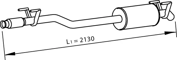 Centre Muffler (74312)