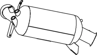 Soot/Particulate Filter, exhaust system (74347)
