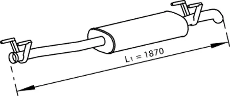 Centre Muffler (56356)