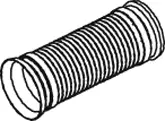 Corrugated Pipe, exhaust system (50217)