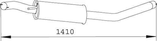 Centre Muffler (74328)