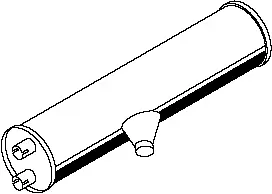 Centre/Rear Muffler (50306)