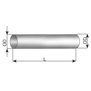 Exhaust Pipe, universal (94780)