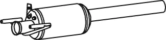 Soot/Particulate Filter, exhaust system (56360)