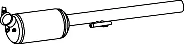 Soot/Particulate Filter, exhaust system (56362)
