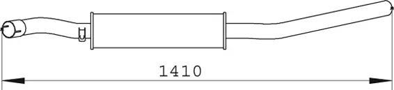 Centre Muffler (74359)