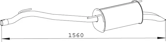 Rear Muffler (74330)