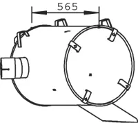 Rear Muffler (50491)