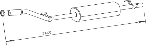 Centre Muffler (50446)